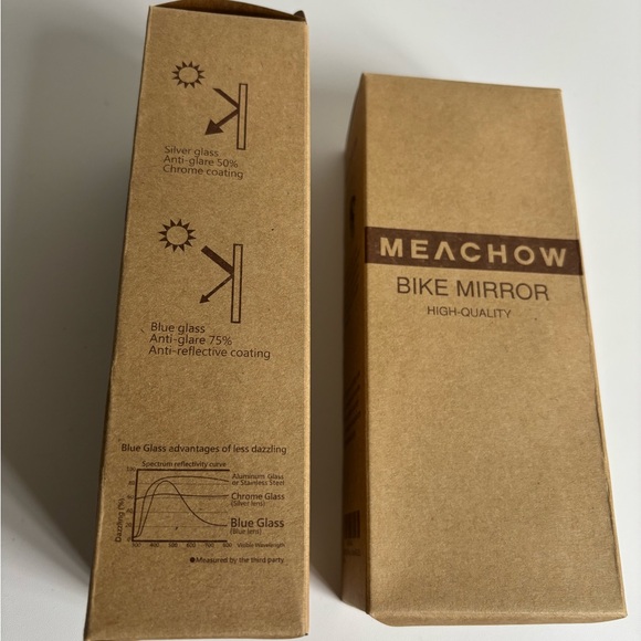 Black Bicycle Rearview Mirrors - Picture 3 of 3